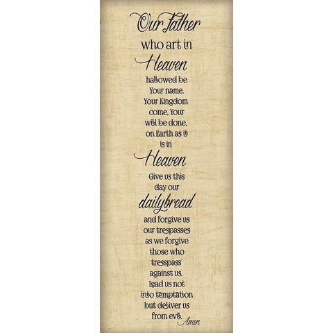 Bible Verse Panel III White Modern Wood Framed Art Print by Hartworks