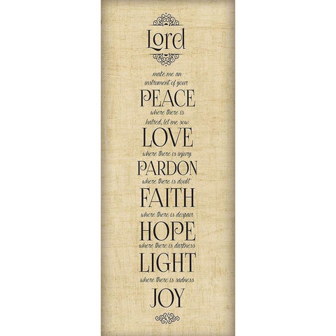 Bible Verse Panel IV White Modern Wood Framed Art Print by Hartworks