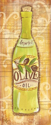 Gourmet Olive Oil II Black Ornate Wood Framed Art Print with Double Matting by Lyon, Rebecca