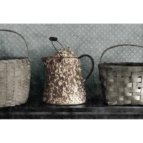 Farmhouse Black Modern Wood Framed Art Print by Romita, Denise