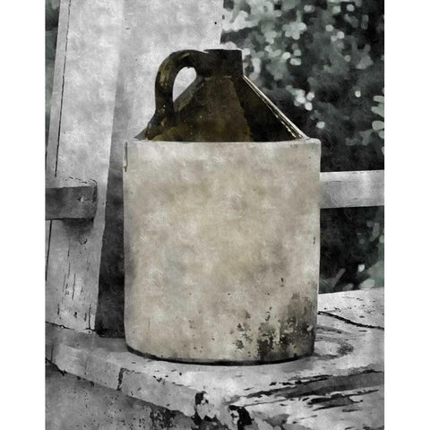 On the Farm I Black Modern Wood Framed Art Print with Double Matting by Romita, Denise