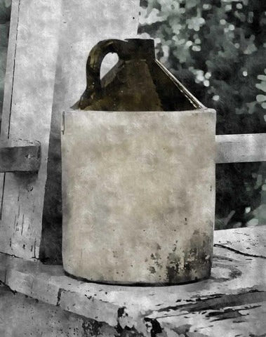 On the Farm I White Modern Wood Framed Art Print with Double Matting by Romita, Denise