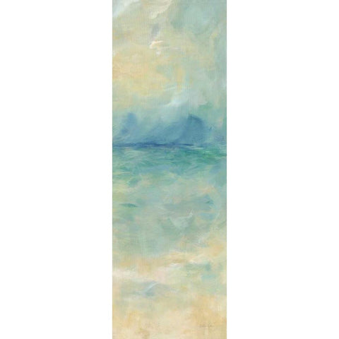 Ocean Reflections Panel II White Modern Wood Framed Art Print by Coulter, Cynthia