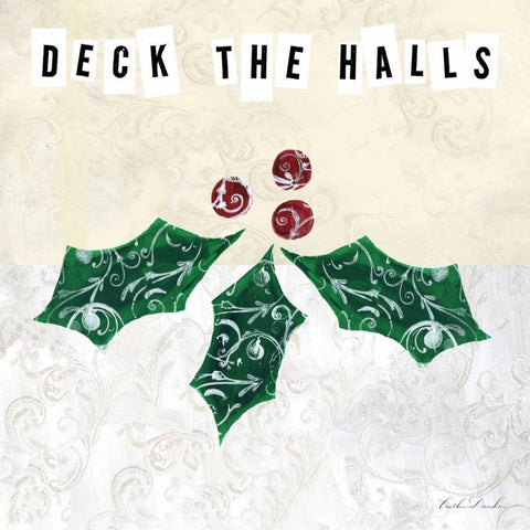 Winter Sentiments V Black Ornate Wood Framed Art Print with Double Matting by Dundon, Caitlin