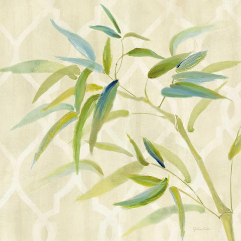 Zen Bamboo II White Modern Wood Framed Art Print by Coulter, Cynthia