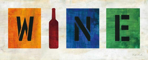 Wine Elegance I White Modern Wood Framed Art Print with Double Matting by Dundon, Caitlin