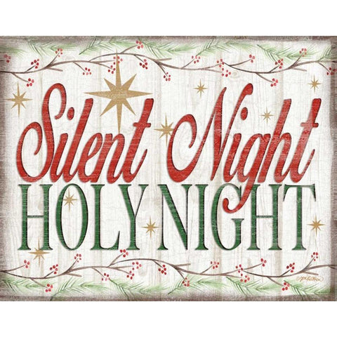 Adore Him Holy Night II White Modern Wood Framed Art Print by Killeen, Jen