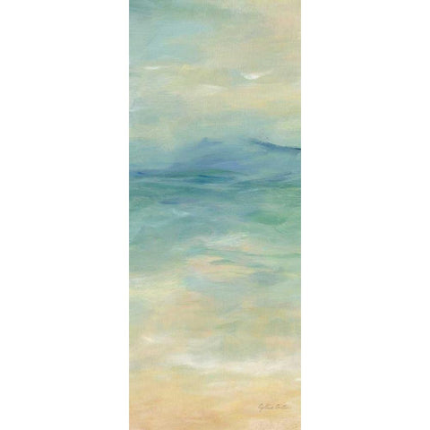 Ocean Reflections Panel I Gold Ornate Wood Framed Art Print with Double Matting by Coulter, Cynthia