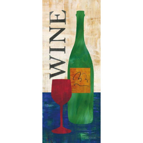 Wine and Vino II Black Modern Wood Framed Art Print by Dundon, Caitlin