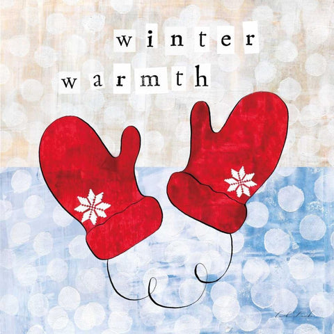 Winter Wonderland I Black Ornate Wood Framed Art Print with Double Matting by Dundon, Caitlin