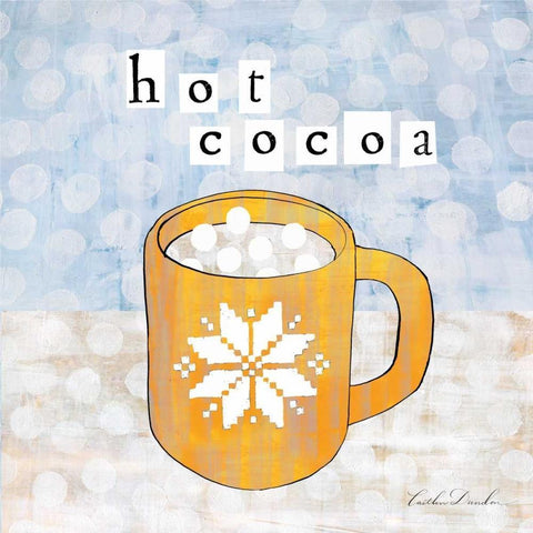 Winter Wonderland II Black Modern Wood Framed Art Print by Dundon, Caitlin