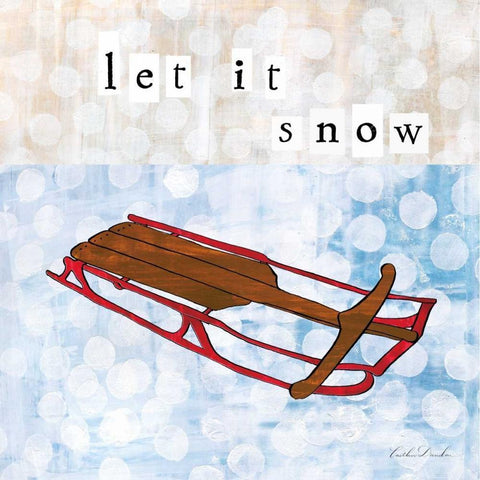 Winter Wonderland III Black Modern Wood Framed Art Print by Dundon, Caitlin