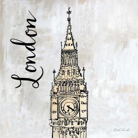 Around the World III Black Modern Wood Framed Art Print with Double Matting by Dundon, Caitlin