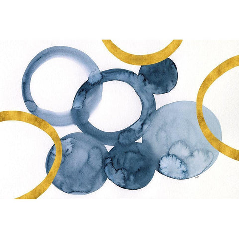 Deep  Blue Sea XXIV White Modern Wood Framed Art Print by Reed, Tara