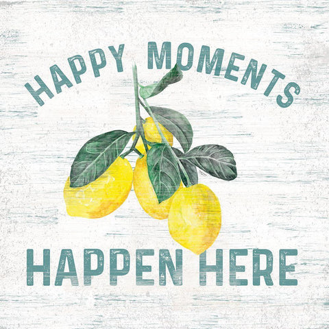 Happy  Thoughts VII on White White Modern Wood Framed Art Print with Double Matting by Reed, Tara