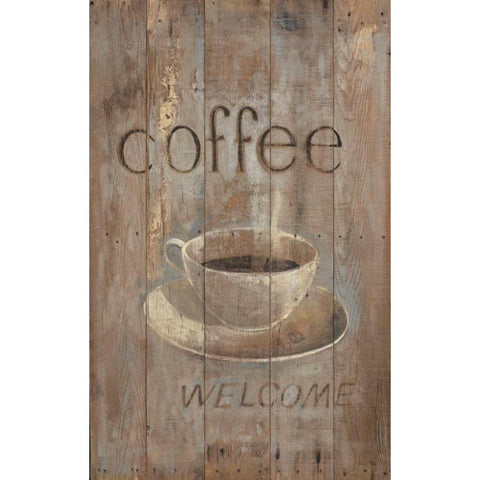 Cuban Coffee  Black Modern Wood Framed Art Print with Double Matting by Fisk, Arnie