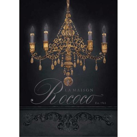 La Maison Rococo Black Modern Wood Framed Art Print with Double Matting by Fisk, Arnie