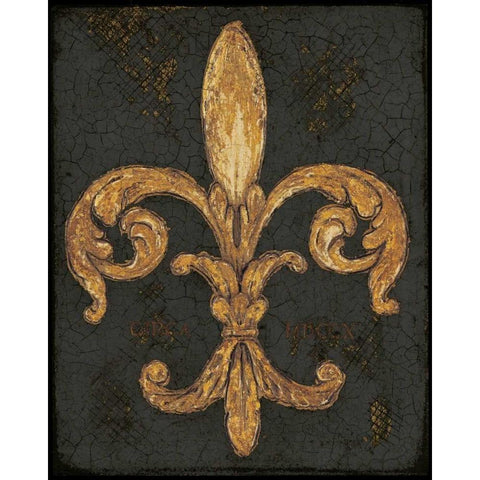 Ornamental Glory Gold Ornate Wood Framed Art Print with Double Matting by Fisk, Arnie