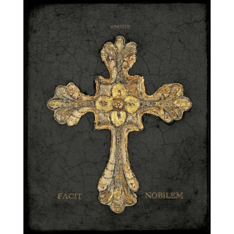 Noble Spirit Gold Ornate Wood Framed Art Print with Double Matting by Fisk, Arnie