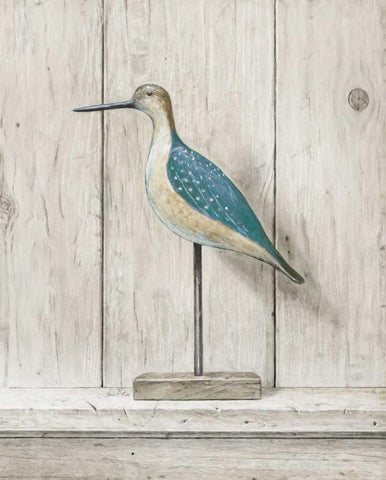 Willet White Modern Wood Framed Art Print with Double Matting by Fisk, Arnie