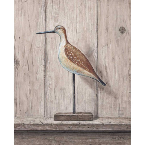 Willet Gold Ornate Wood Framed Art Print with Double Matting by Fisk, Arnie