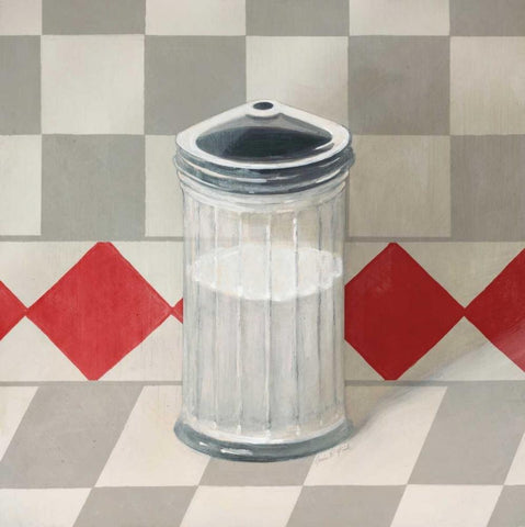 Vintage Sugar  Black Ornate Wood Framed Art Print with Double Matting by Fisk, Arnie