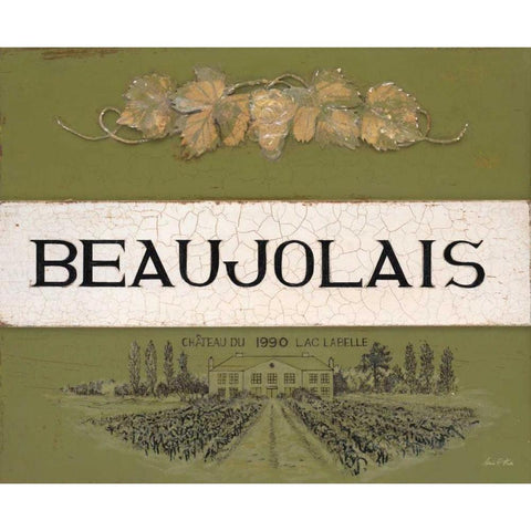 Beaujolais Cellar Reserve Gold Ornate Wood Framed Art Print with Double Matting by Fisk, Arnie