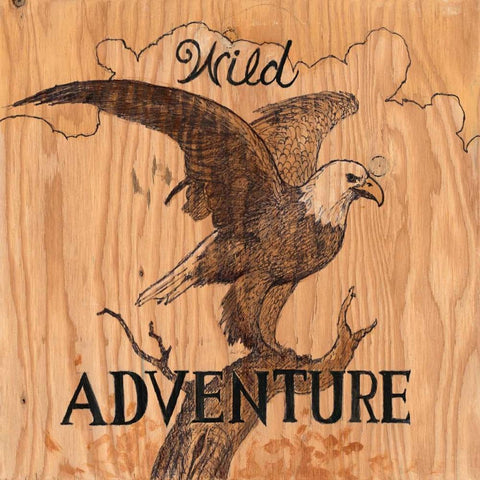 Wild Adventure Gold Ornate Wood Framed Art Print with Double Matting by Fisk, Arnie
