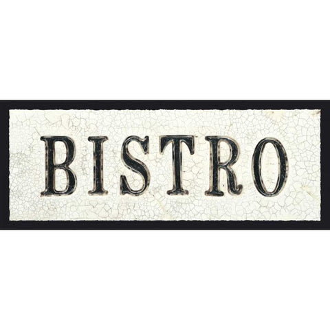 Bistro White Modern Wood Framed Art Print by Fabiano, Marco