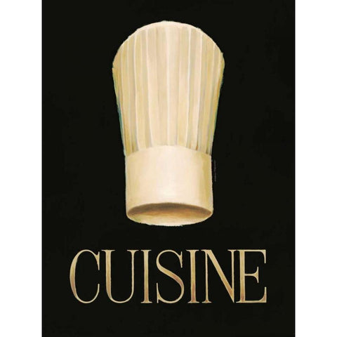 Gourmet Chef Black Modern Wood Framed Art Print by Fabiano, Marco