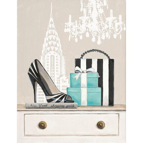 Fabulous NYC Black Modern Wood Framed Art Print with Double Matting by Fabiano, Marco