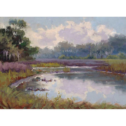 Countryside Hues Gold Ornate Wood Framed Art Print with Double Matting by Schultz-McGannon, Jill