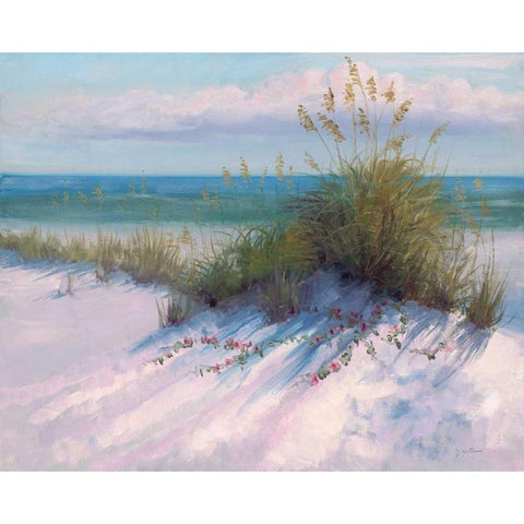 Ocean Breeze View Gold Ornate Wood Framed Art Print with Double Matting by McGannon, Jill Schultz
