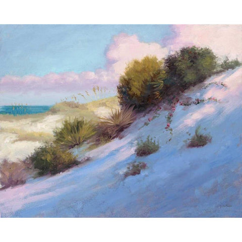 Beach Black Modern Wood Framed Art Print with Double Matting by McGannon, Jill Schultz