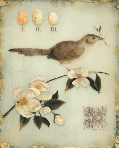 Blossom Recollection Black Ornate Wood Framed Art Print with Double Matting by Regina Andrew Design