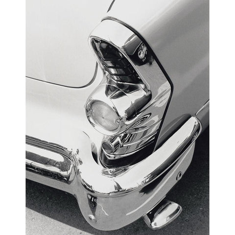 Tail Fin Black Modern Wood Framed Art Print by Vandenack