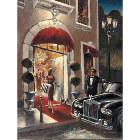 Sense Of Style Black Modern Wood Framed Art Print with Double Matting by Heighton, Brent