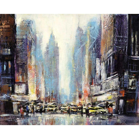 Architecture of Light Black Modern Wood Framed Art Print with Double Matting by Heighton, Brent