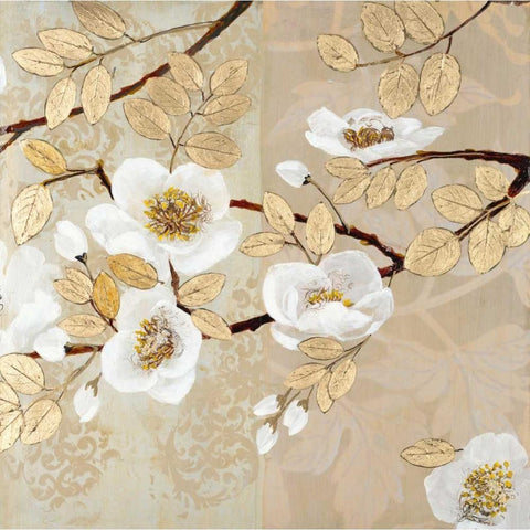 Guilded Shine Gold Ornate Wood Framed Art Print with Double Matting by Theodosiou, Matina