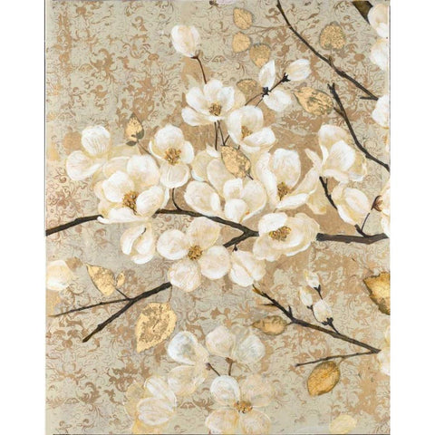 Illuminated Branches Black Modern Wood Framed Art Print by Theodosiou, Matina