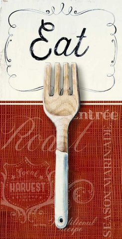 Gourmet Eatery Black Ornate Wood Framed Art Print with Double Matting by Staehling, Angela