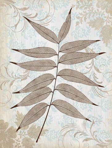 Silver and Pistachio Black Ornate Wood Framed Art Print with Double Matting by Morey, Booker