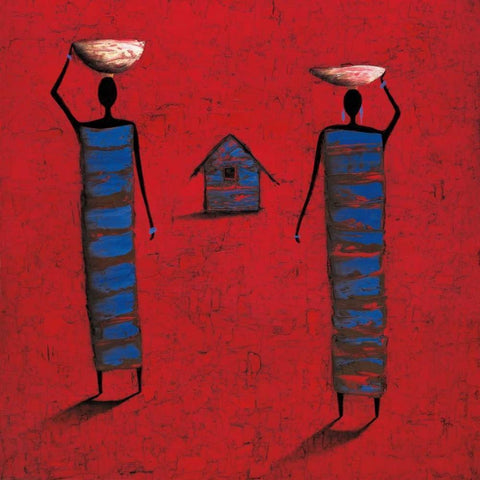 To The Field White Modern Wood Framed Art Print by Rauscher, Michel