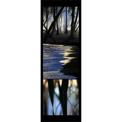 Sunset Enchantment  Gold Ornate Wood Framed Art Print with Double Matting by Rauscher, Michel