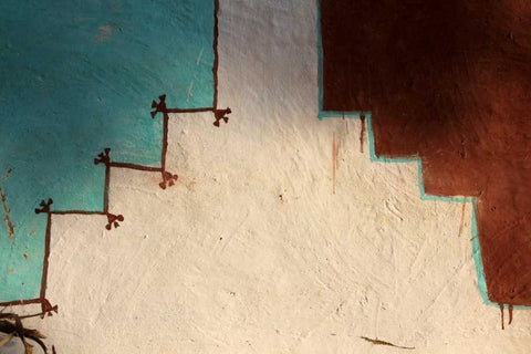 Global Steps 1 Black Ornate Wood Framed Art Print with Double Matting by Rauscher, Michel