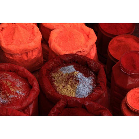 Global Spice 3 Gold Ornate Wood Framed Art Print with Double Matting by Rauscher, Michel