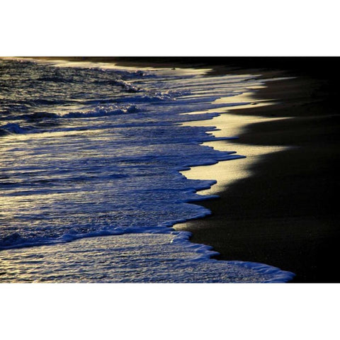 Sunset Enchantment 2 White Modern Wood Framed Art Print by Rauscher, Michel