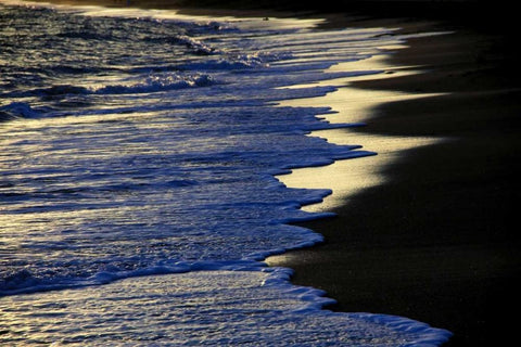 Sunset Enchantment 2 White Modern Wood Framed Art Print with Double Matting by Rauscher, Michel