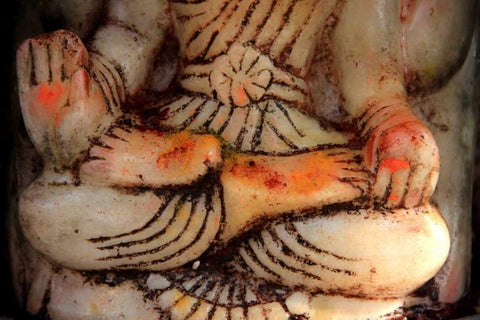 Global Orange 2 White Modern Wood Framed Art Print with Double Matting by Rauscher, Michel