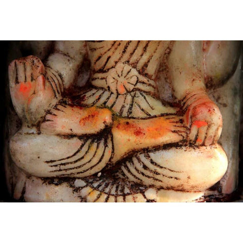 Global Orange 2 Black Modern Wood Framed Art Print with Double Matting by Rauscher, Michel